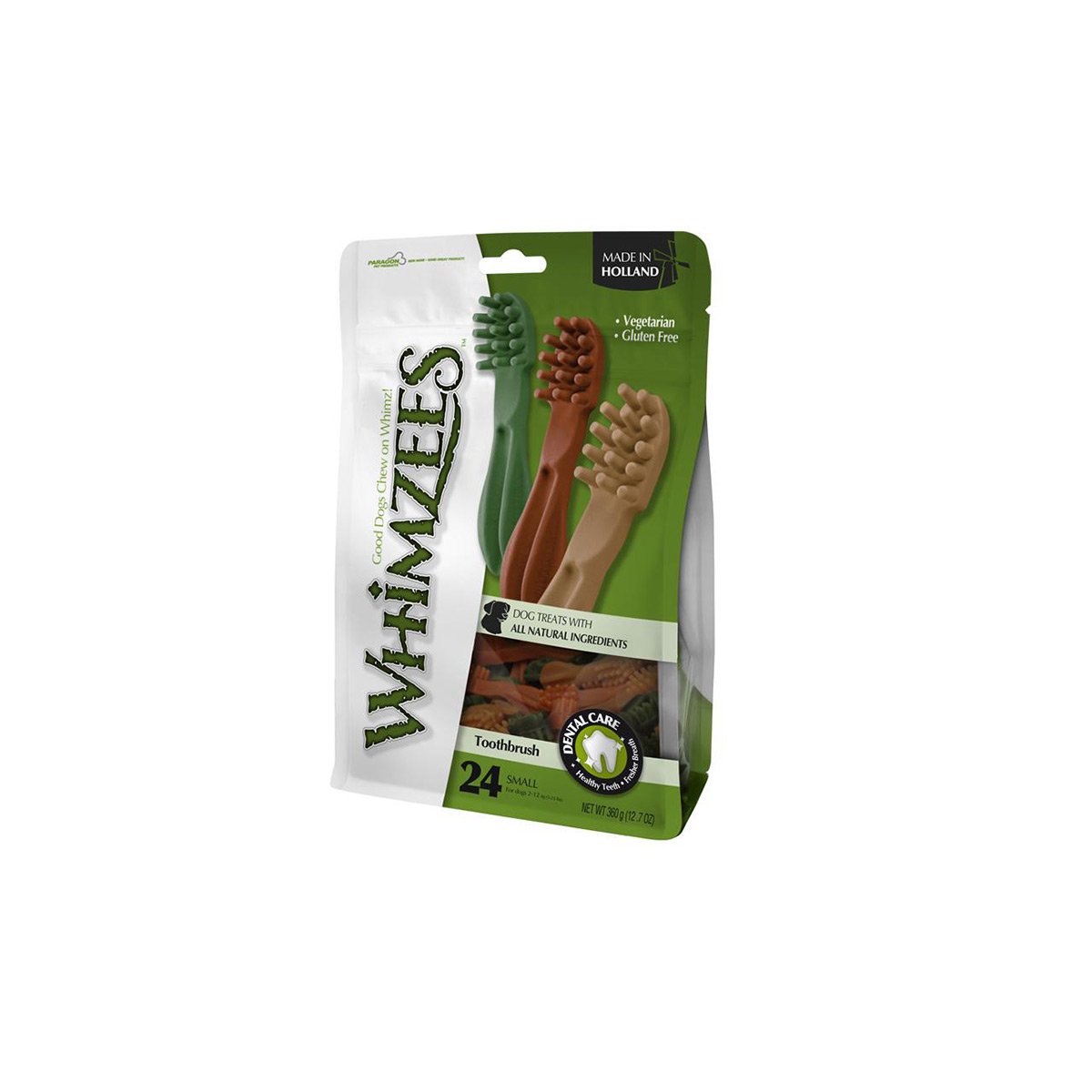 Whimzees Snack Toothbrush/Zahnbürste 360g S 24x15g von Whimzees