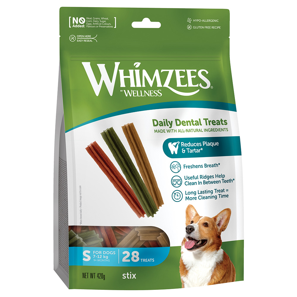 Whimzees by Wellness Stix für Hunde - Sparpaket: 2 x Größe S von Whimzees