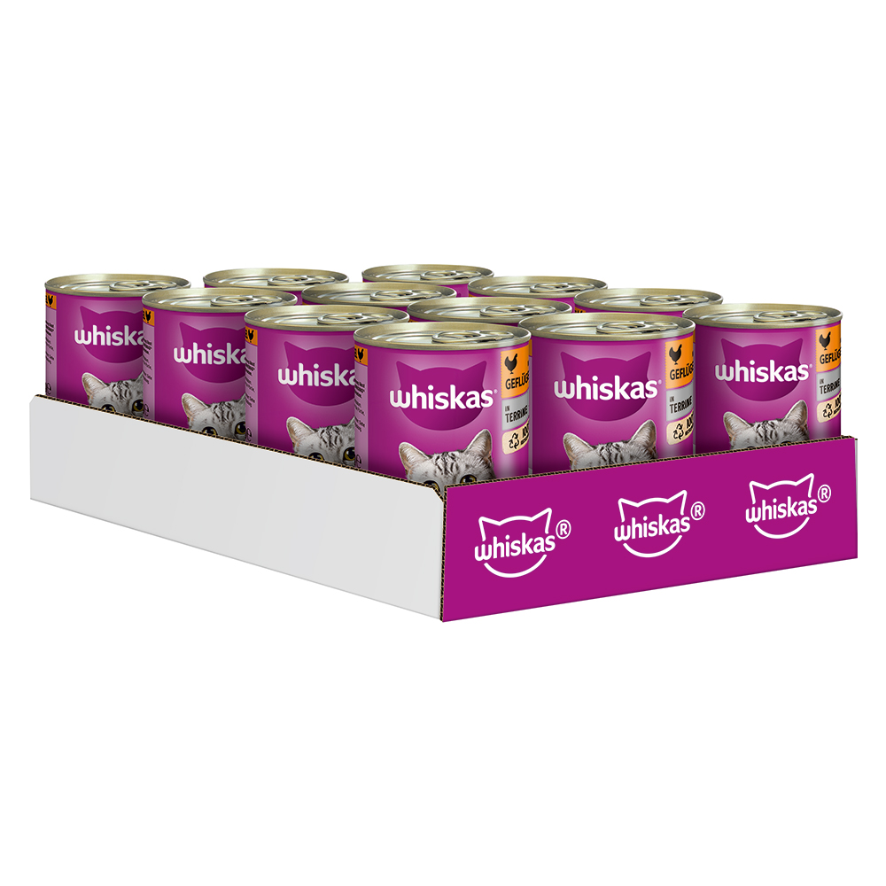 20 + 4 gratis! 24 x 400 g Whiskas 1+ - Geflügel in Terrine von Whiskas