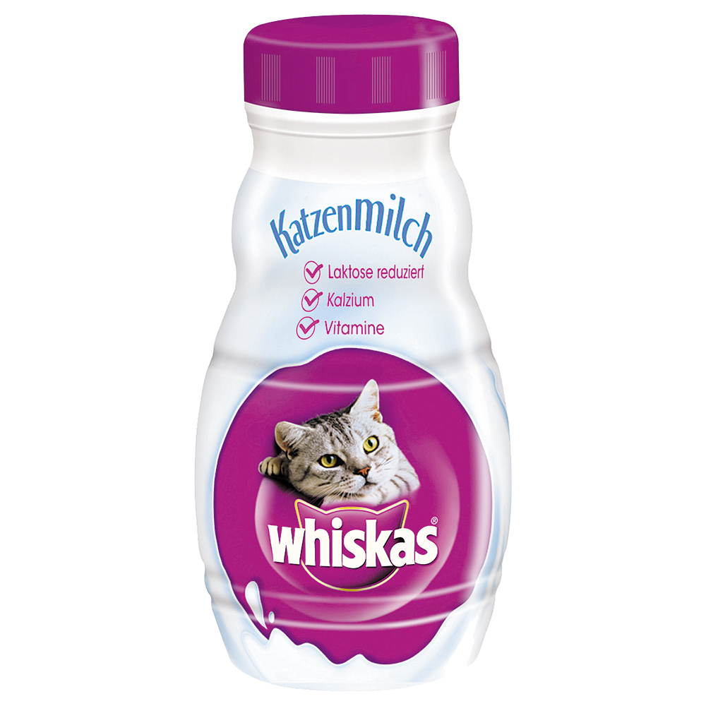 6 x 200 ml Whiskas Katzenmilch zum Sonderpreis! - 6 x 200 ml von Whiskas