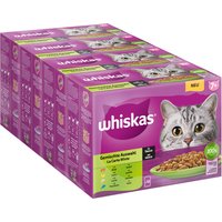 Jumbopack Whiskas Senior Frischebeutel 96 x 85 g - 7+ Gemischte Auswahl in Sauce von Whiskas