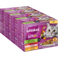 Jumbopack Whiskas Tasty Mix Portionsbeutel 144 x 85 g - Chef's Choice in Sauce von Whiskas