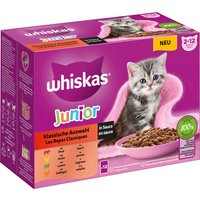 Megapack Whiskas Junior Frischebeutel 24 x 85 g - Klassische Auswahl in Sauce von Whiskas