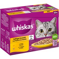 Megapack Whiskas Senior Frischebeutel 24 x 85 g - 11+ Geflügelauswahl in Gelee von Whiskas