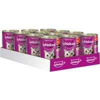 Sparpaket Whiskas 1+ Dose 24 x 400 g - mit Rind & Leber in Sauce von Whiskas