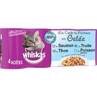 Sparpaket Whiskas La Carte 24 x 390 / 400 g - des Fischers in Gelee (24 x 390 g) von Whiskas