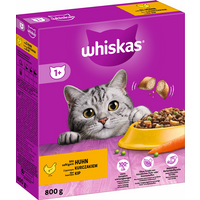 Whiskas 1+ Adult Trockenfutter 800g Huhn von Whiskas