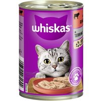 Whiskas Adult 1+ Terrine 12x400g Rind von Whiskas