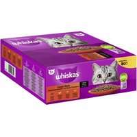 Whiskas Jumbo Pack 1+ Klassische Auswahl in Sauce 80 x 85g von Whiskas