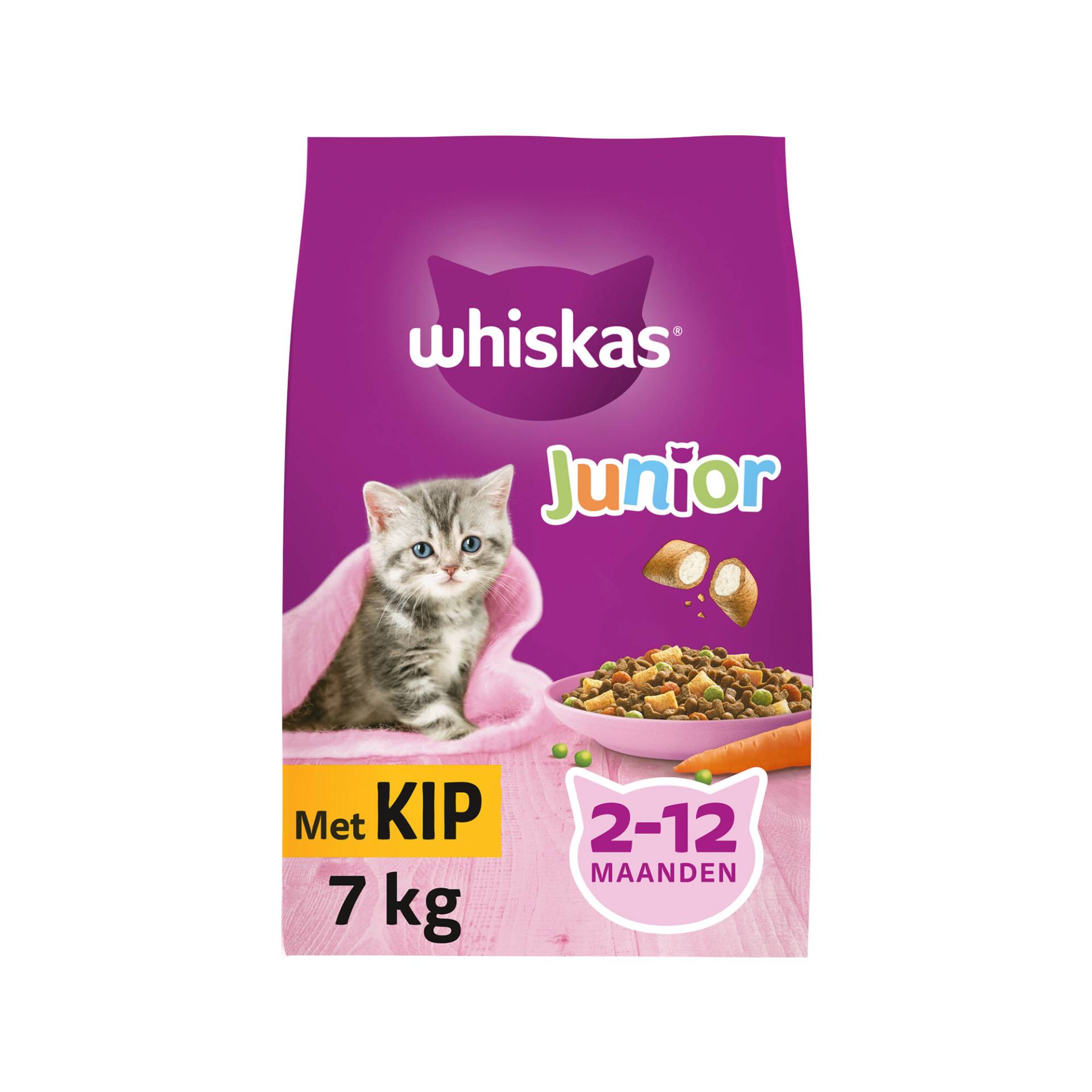 Whiskas Junior Katzenfutter - Huhn - 7 kg von Whiskas