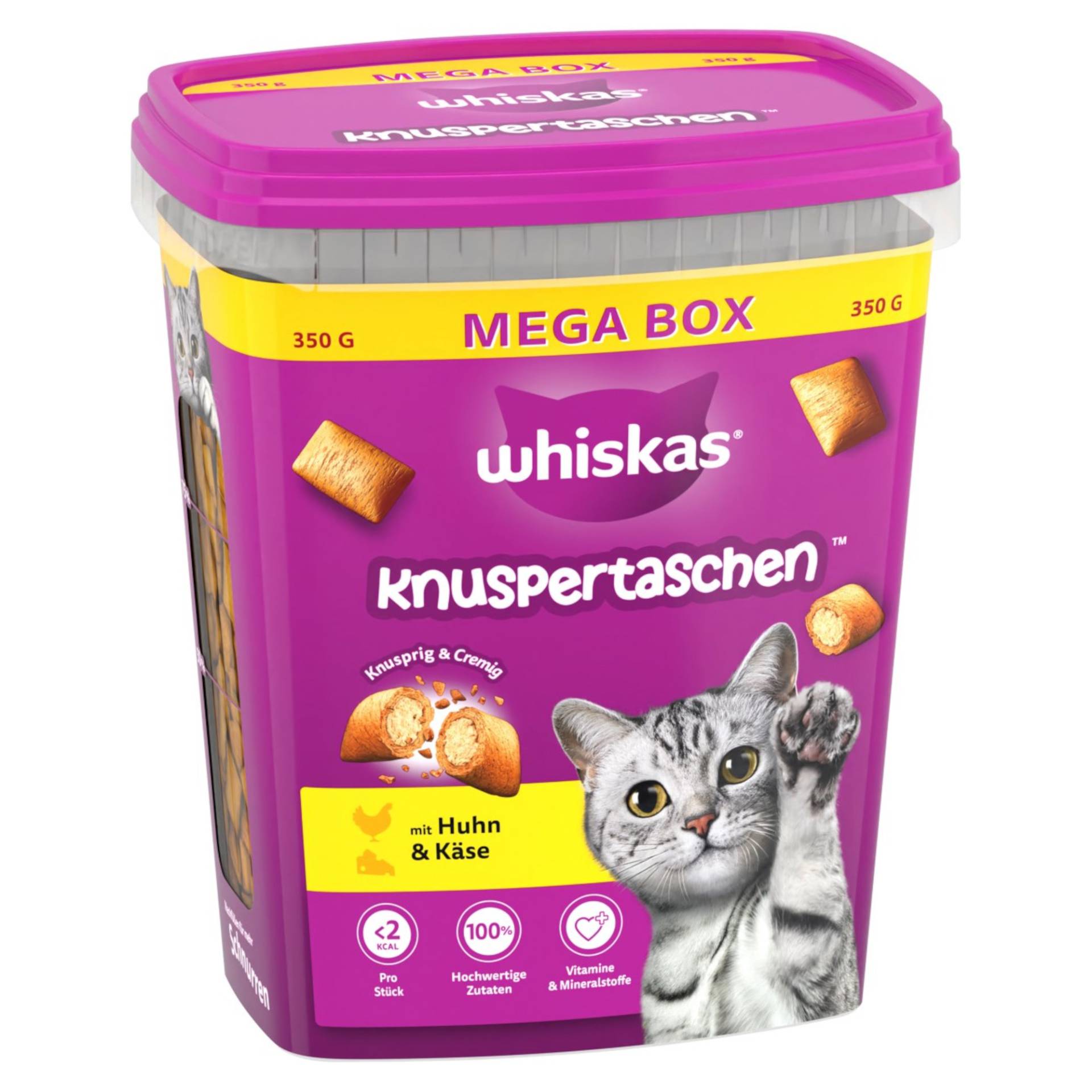 Whiskas Knuspertaschen - Huhn & Käse 350 g Whiskas Knuspertaschen - Huhn & Käse 350 g von Whiskas