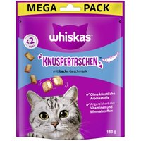 Whiskas Knuspertaschen Mega Pack 180g Lachs von Whiskas