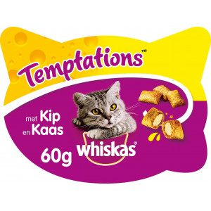 Whiskas Temptations mit Huhn und Käse Pro 10 Stück von Whiskas