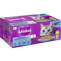 Whiskas Mega Pack 1+ Fisch Auswahl in Gelee 40 x 85g von Whiskas