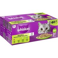 Whiskas Mega Pack 1+ Gemischte Auswahl in Gelee 40 x 85g von Whiskas