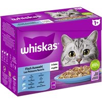 Whiskas Multipack 1+ Fisch Auswahl in Gelee 12 x 85g von Whiskas