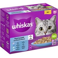 Whiskas Multipack 7+ Fisch Auswahl in Gelee 12 x 85g von Whiskas