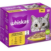 Whiskas Multipack 7+ Geflügel Auswahl in Gelee 12 x 85g von Whiskas