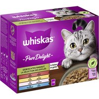 Whiskas Pure Delight Gemischtes Ragout in Gelee Multipack 12x85g von Whiskas