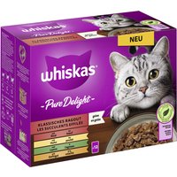 Whiskas Pure Delight Multipack Klassisches Ragout in Gelee 12 x 85g von Whiskas