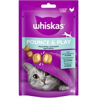 Whiskas Snack Pounce & Play mit Huhn 8x45 g von Whiskas