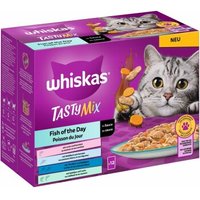 Whiskas Tasty Mix Multipack Fish of the Day in Sauce 12 x 85g von Whiskas