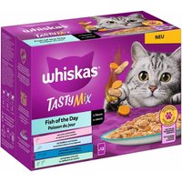 Whiskas Tasty Mix Multipack Fish of the Day in Sauce 12 x 85g von Whiskas