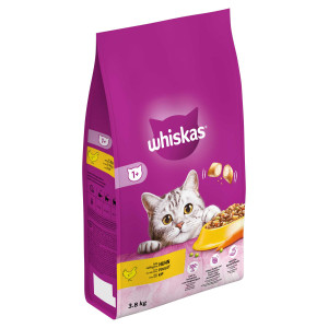 Whiskas Adult 1+ mit Huhn Katzenfutter 2 x 3,8 kg von Whiskas