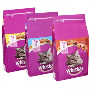 Whiskas Adult 1+ Kombipackung Katzenfutter 2 Stück: Rind 3,8 kg + Huhn 3,8 kg von Whiskas