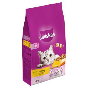 Whiskas Senior 7+ mit Huhn Katzenfutter 1,9 kg von Whiskas