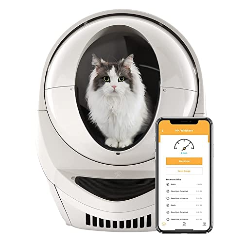 Litter-Robot 3 von Whisker (Beige) - Automatische selbstreinigende Katzentoilette, WiFi, klumpendes Streu, 2-jährige Garantie von Whisker