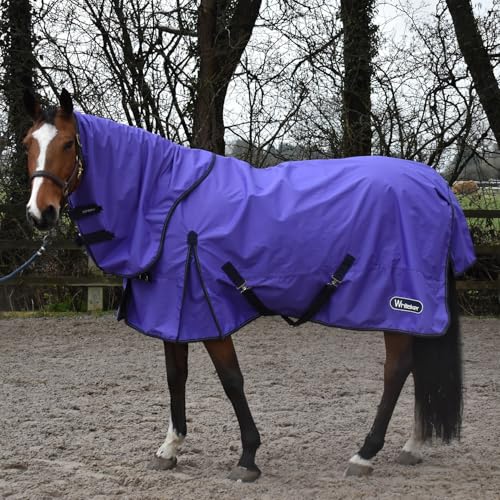 Whitaker Rastrick Pferdedecke mit Halsausschnitt, Violett, Violett, 6´ 9 Whitaker Rastrick Pferdedecke mit Halsausschnitt, Violett, Violett, 6´ 9 von Whitaker