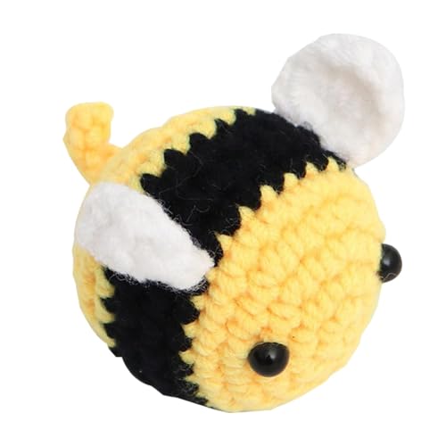 Biene Plüschtiere, gestricktes Spielzeug für Biene, Cartoon-Bienenspielzeug, tragbares Tier-Strickspielzeug, lustiges -Spielzeug zum Spielen, Begleiten, Dekoration Biene Plüschtiere, gestricktes Spielzeug für Biene, Cartoon-Bienenspielzeug, tragbares Tier-Strickspielzeug, lustiges -Spielzeug zum Spielen, Begleiten, Dekoration von Whnbuij