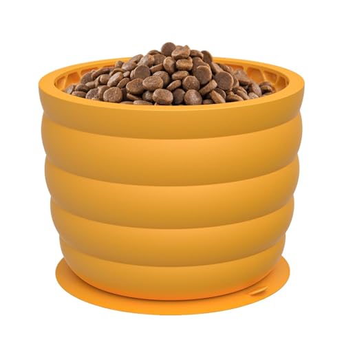 Enrichment Bowls Dogs – 620 ml Silikon Slow Feed Hundenäpfe, interaktive Hundenäpfe | Gesunde Ernährung Silikon Hundenäpfe Saugnäpfe Langsames Füttern Verbesserte Verdauung Schalen für Klein Mittel von Whnbuij