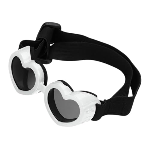 Herz Sonnenbrille für Hunde - UV-Schutzbrille für Hunde, Anti-Beschlag-Brille für Haustiere, verstellbarer Riemen | Bequeme Sonnenbrille für Hunde, lun Herz Sonnenbrille für Hunde - UV-Schutzbrille für Hunde, Anti-Beschlag-Brille für Haustiere, verstellbarer Riemen | Bequeme Sonnenbrille für Hunde, lun von Whnbuij