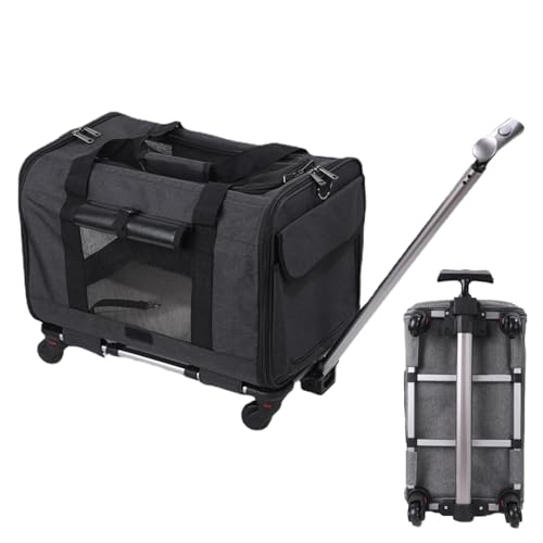 Hunde-Reisetasche, kompakter Haustier-Reise-Organizer, Hundeausrüstungstasche mit Näpfen, Haustier-Tragetasche für kleine Katzen, Hunde, Reisetasche für Hunde, Haustiertasche, Wochenend-Hundetasche, von Whnbuij