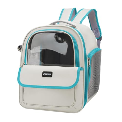 Katzenrucksack – Bubble Pet Carrier Rucksack, belüftete Katzenwandertasche | Bequemer Haustierrucksack für kleine Hunde, Katzen und Welpen, stilvoller Luftpolsterträger für die Reise (12,99 x 9,84 x 1 von Whnbuij