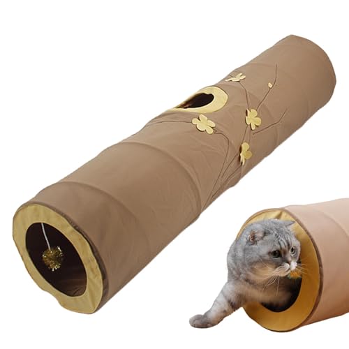 Katzentunnel für Indoor-Katzen, Tunnel für Katzen – Spiel Tunnel Cat Indoor Interactive Tunnel Tube Toys | Tunnelspielzeug für Indoor-Spiele, Spukloch mit Tierschlauch von Whnbuij