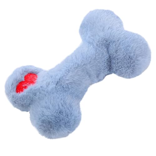 Plüschspielzeug für Hunde in Knochenform – interaktives Kauspielzeug für Welpen, Stimmspielzeug für Hunde | Kauspielzeug in Form von Hundeknochen, quietschendes Plüschspielzeug für kleine Welpen, M Plüschspielzeug für Hunde in Knochenform – interaktives Kauspielzeug für Welpen, Stimmspielzeug für Hunde | Kauspielzeug in Form von Hundeknochen, quietschendes Plüschspielzeug für kleine Welpen, M von Whnbuij