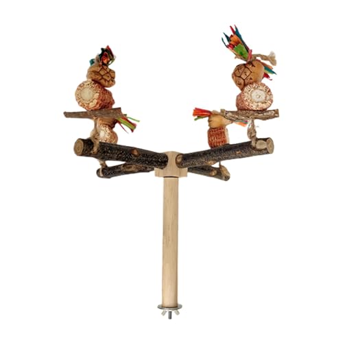 Stehender zum Stehen, rotierendes Vogelspielzeug | Sittichklettern für Käfig | Trainingskäfig im Fitnessstudio für Papageien aus Holz für Papageien für Stehender zum Stehen, rotierendes Vogelspielzeug | Sittichklettern für Käfig | Trainingskäfig im Fitnessstudio für Papageien aus Holz für Papageien für von Whnbuij