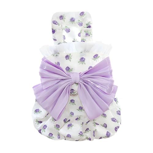 Violettes Hundekleid, niedliche Hundekleidung, atmungsaktives für Haustiere mit Schleife | niedliche modische Kleidung für Haustiere, Kleidung für Welpen violett Violettes Hundekleid, niedliche Hundekleidung, atmungsaktives für Haustiere mit Schleife | niedliche modische Kleidung für Haustiere, Kleidung für Welpen violett von Whnbuij