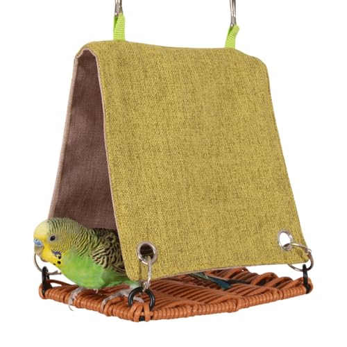 Vogelnest – Nest für Sittiche, Käfig, rutschfest, kratzfest, Swing Style Rattan, Käfigzubehör für Wellensittiche und Nymphensittiche Vogelnest – Nest für Sittiche, Käfig, rutschfest, kratzfest, Swing Style Rattan, Käfigzubehör für Wellensittiche und Nymphensittiche von Whnbuij