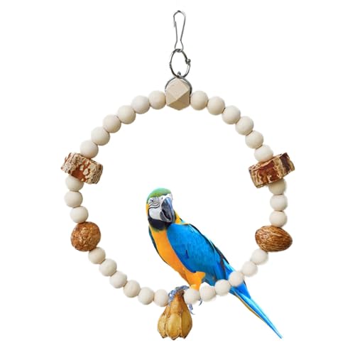 Vogelschaukel - Holz Nymphensittichschaukel - Vogelschaukel Ständer Vogelstange Ständer Papagei Seil Schaukel Spielzeug Vogelsitzstangen Käfig Spielzeug Trainingsständer Vogelschaukel - Holz Nymphensittichschaukel - Vogelschaukel Ständer Vogelstange Ständer Papagei Seil Schaukel Spielzeug Vogelsitzstangen Käfig Spielzeug Trainingsständer von Whnbuij