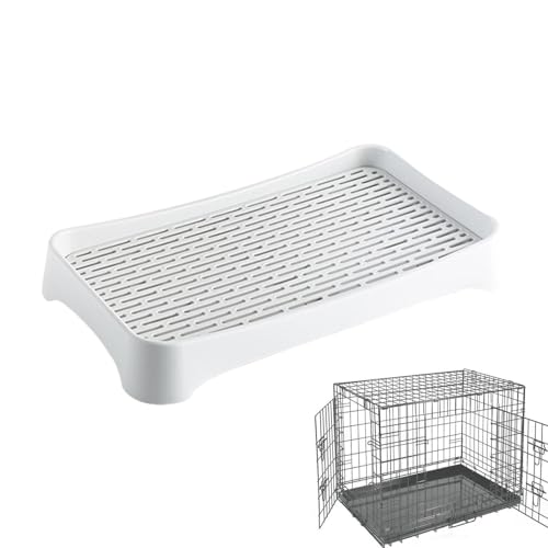 Whnbuij Bunny Box – Quadratische Töpfchentrainerbox – Stabile Hasenbox, Pfanne, Haustierpfanne, Toilette für erwachsene Meerschweinchen, Kaninchen, Hamster, Chinchilla, Frettchen von Whnbuij