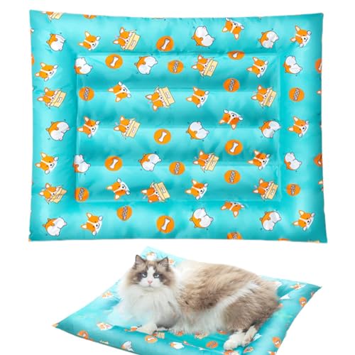 Whnbuij Kühlmatte für Hunde | Cool Down Katze Hund Kissen Pad - Atmungsaktive Hundematte Kühldecke für Kühlung Indoor & Outdoor Autositze Extra Große Hunde Welpen Katzen Tier von Whnbuij