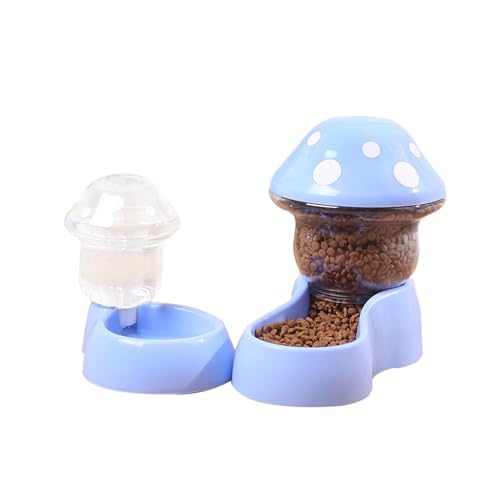 Whnbuij Pet Feeder | Wasserspender Automatische Futternäpfe - Futter- und Wasserspender Set, Pet Feeder Transparent, für Katze, von Whnbuij