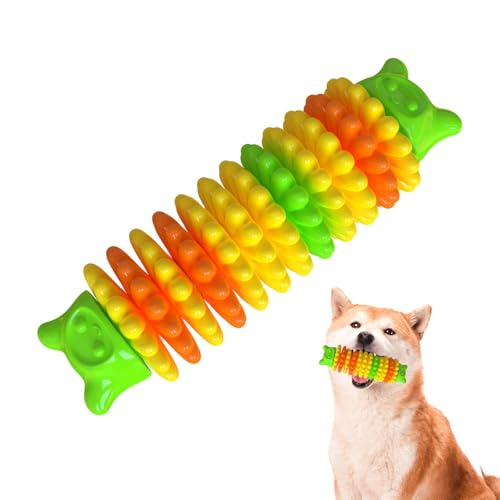 Whrcy Caterpillar Kauspielzeug für Hunde, sicheres Kauspielzeug in Raupenform, flexibles Zahnspielzeug für Welpen, niedlich, für kleine, mittelgroße und große Hunde von Whrcy