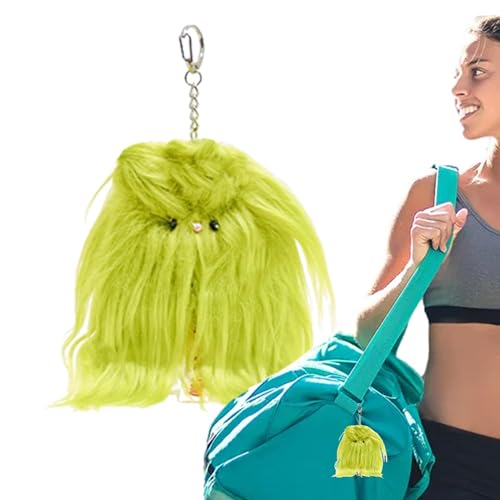 Whrcy Hundetaschenanhänger, Rucksack-Plüsch-Schlüsselanhänger | Hundetier-Plüsch-Schlüsselanhänger mit Geister-Design,Niedlicher Tier-Schlüsselanhänger, Stofftier-Schlüsselanhänger, Bezaubernder von Whrcy