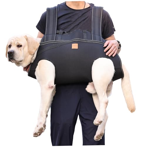 Hunde -Rucksackträger, Hunde -Rucksackkabelbaum für große Hunde Ganzkörper Hundekabelbaum mit sicherem Griff und robust Easy Walk Hundekabelbaum für schwache hintere Beine, hilft älteren, verletzten, von Whyzsjnclg