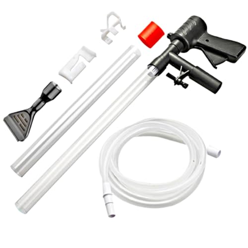 Whyzsjnclg Fischtankreiniger Pneumatischer Aquariumreiniger Mehrzweck Aquarium Siphon Professionelles Aquarium Vakuum für Kieswasseraustauschalgen Entfernung Aquarium Siphon von Whyzsjnclg